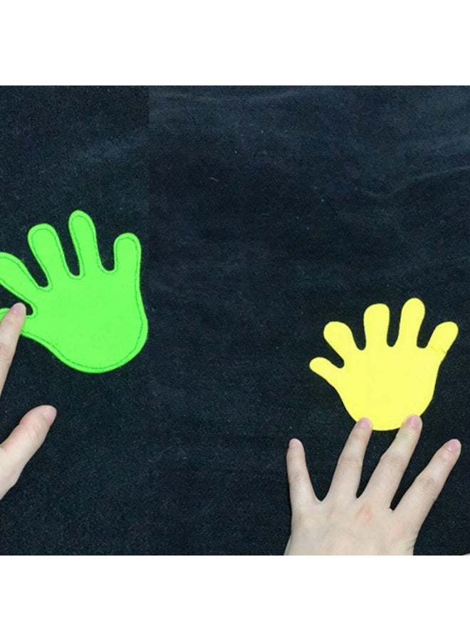 SnuzzleMart Interactive Starry Fiber Optic Sensory Mat – 1.2m Light-Up Carpet with 4 Handprint Sensor Buttons & 300 Points of Light - Image 4
